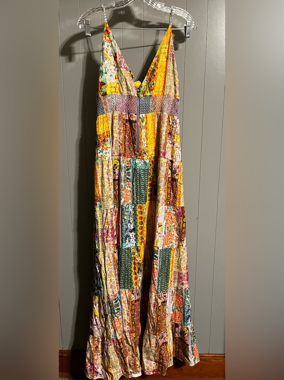 Alice + Olivia Karolina Patchwork Maxi Dress - Picture 8 of 10